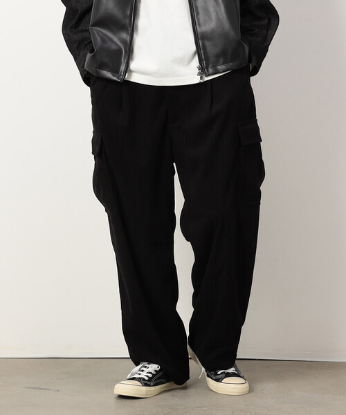 【セール】カットコールワイドカーゴパンツ（カーゴパンツ）｜Purple&Yellow（パープルアンドイエロー）