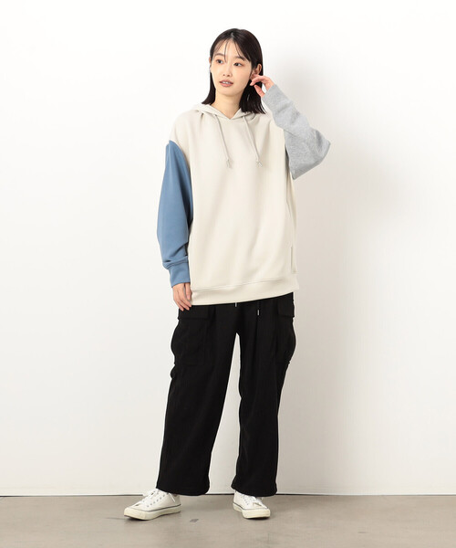 【セール】カットコールワイドカーゴパンツ（カーゴパンツ）｜Purple&Yellow（パープルアンドイエロー）