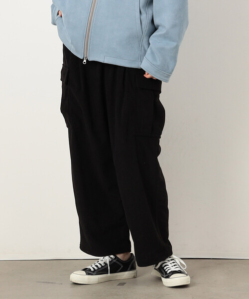 【セール】カットコールワイドカーゴパンツ（カーゴパンツ）｜Purple&Yellow（パープルアンドイエロー）