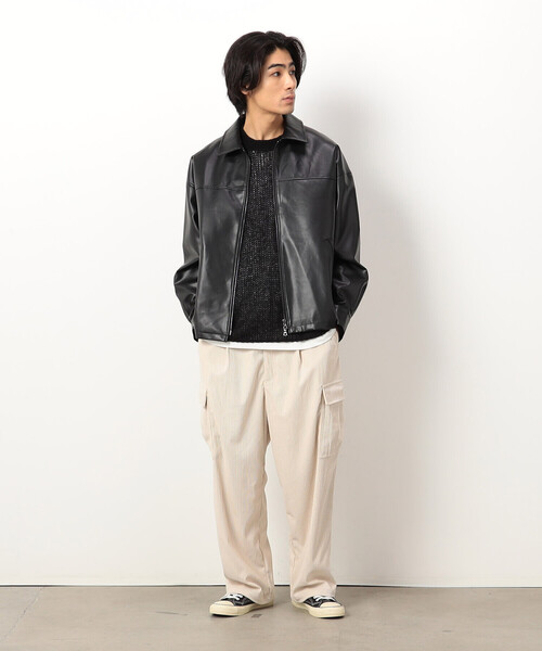 【セール】カットコールワイドカーゴパンツ（カーゴパンツ）｜Purple&Yellow（パープルアンドイエロー）