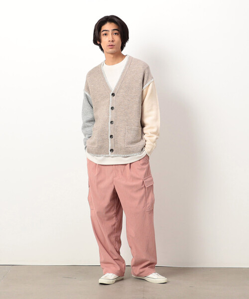 【セール】カットコールワイドカーゴパンツ（カーゴパンツ）｜Purple&Yellow（パープルアンドイエロー）