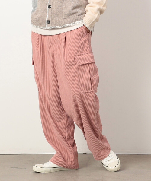 【セール】カットコールワイドカーゴパンツ（カーゴパンツ）｜Purple&Yellow（パープルアンドイエロー）