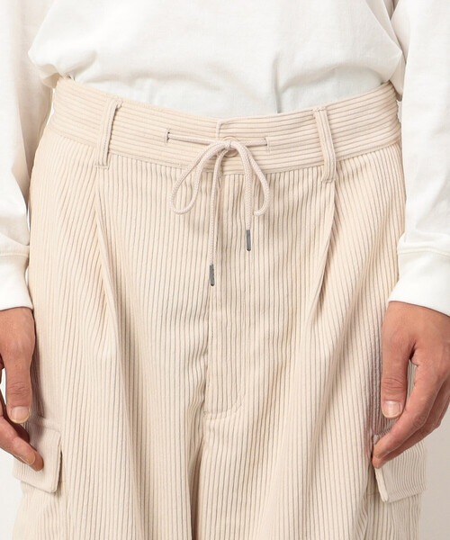 【セール】カットコールワイドカーゴパンツ（カーゴパンツ）｜Purple&Yellow（パープルアンドイエロー）