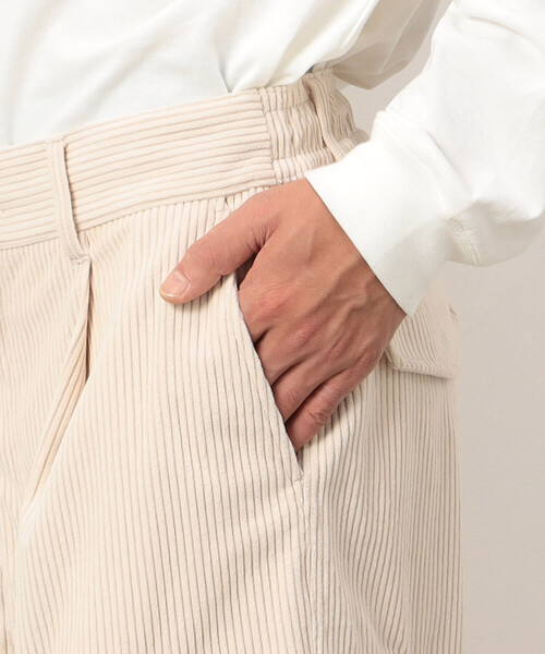 【セール】カットコールワイドカーゴパンツ（カーゴパンツ）｜Purple&Yellow（パープルアンドイエロー）