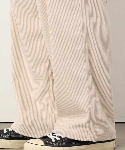 【セール】カットコールワイドカーゴパンツ（カーゴパンツ）｜Purple&Yellow（パープルアンドイエロー）