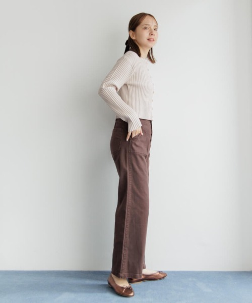 flower（フラワー）の「スパークルバブルトップ（Tシャツ/カットソー・レディース・ピンク/アイボリー・FREE）」の12枚目の写真