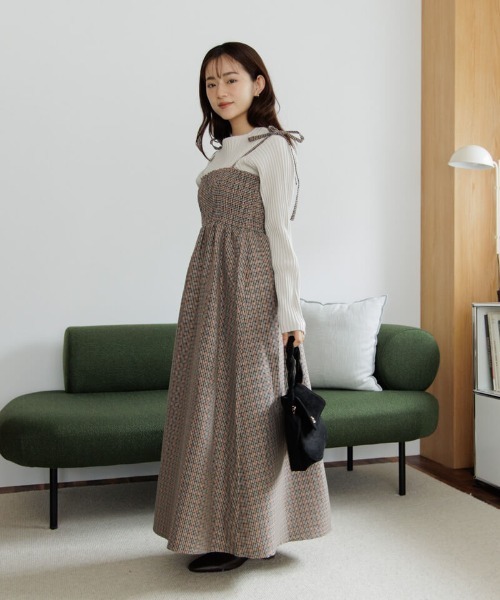 flower（フラワー）の「スパークルバブルトップ（Tシャツ/カットソー・レディース・ピンク/アイボリー・FREE）」の18枚目の写真