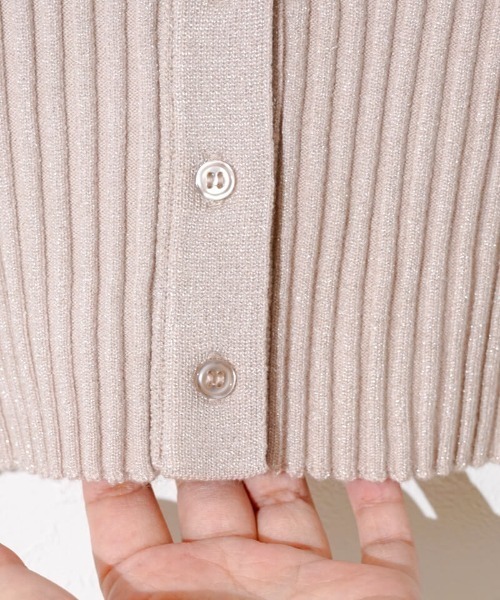 flower（フラワー）の「スパークルバブルトップ（Tシャツ/カットソー・レディース・ピンク/アイボリー・FREE）」の3枚目の写真