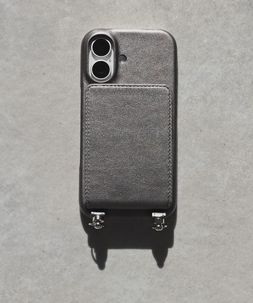 An+u（アンユー）の「メタリックスマホケース iPhone16（スマホケース/カバー・レディース・ブロンズ/ゴールド/ブラック/シルバー/ガンメタ・ONE SIZE）」の5枚目の写真