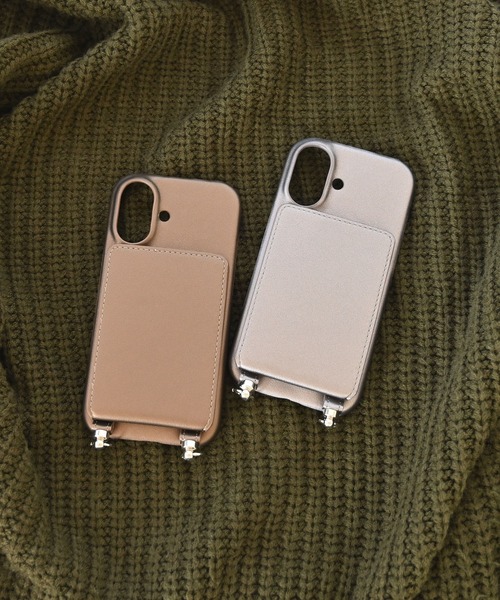 An+u（アンユー）の「メタリックスマホケース iPhone16（スマホケース/カバー・レディース・ブロンズ/ゴールド/ブラック/シルバー/ガンメタ・ONE SIZE）」の6枚目の写真