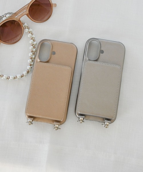 An+u（アンユー）の「メタリックスマホケース iPhone16（スマホケース/カバー・レディース・ブロンズ/ゴールド/ブラック/シルバー/ガンメタ・ONE SIZE）」の13枚目の写真