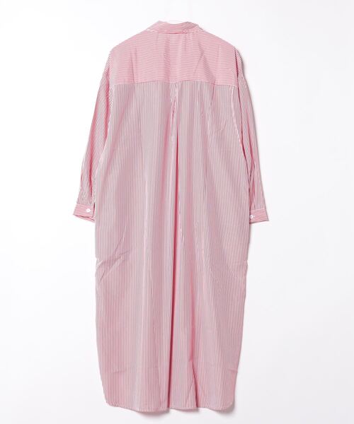 aimoha（アイモハ）の「ストライプシャツロングワンピース（ワンピース・レディース・ブルー/レッド・MEDIUM/SMALL/X-LARGE/LARGE）」の10枚目の写真