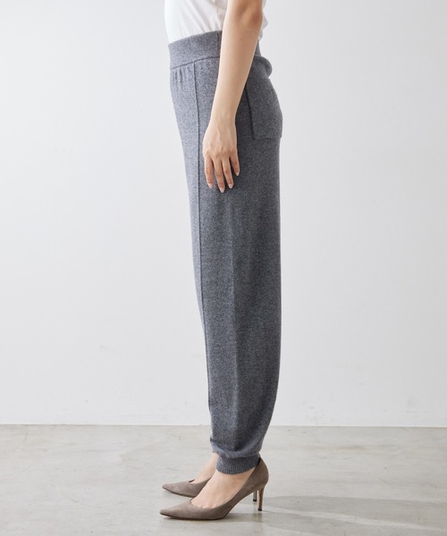 Whim Gazette（ウィムガゼット）の「【15th Anniversary】カシミヤ混ニットパンツ（その他パンツ・レディース・ベージュ/グレー・FREE）」の9枚目の写真