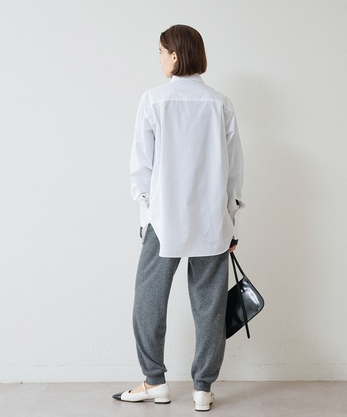 Whim Gazette（ウィムガゼット）の「【15th Anniversary】カシミヤ混ニットパンツ（その他パンツ・レディース・ベージュ/グレー・FREE）」の13枚目の写真