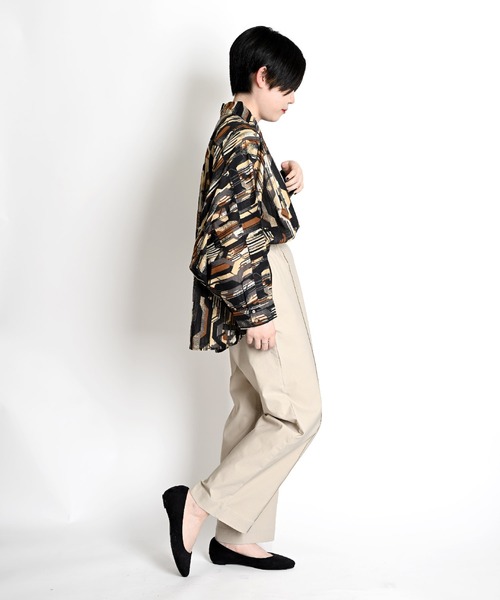 MARAI(マーライ)の「ストレッチ ストレートパンツ スラックス(その他パンツ・レディース・ブラック/グレー/ブラウン/グリーン・FREE)」の10枚目の写真