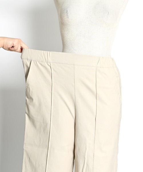 MARAI(マーライ)の「ストレッチ ストレートパンツ スラックス(その他パンツ・レディース・ブラック/グレー/ブラウン/グリーン・FREE)」の12枚目の写真