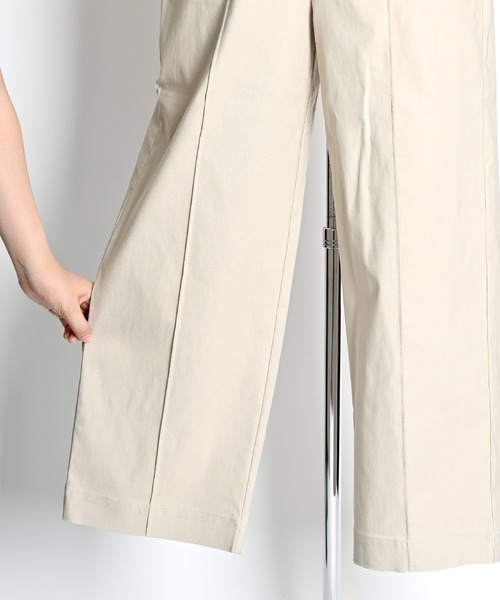 MARAI(マーライ)の「ストレッチ ストレートパンツ スラックス(その他パンツ・レディース・ブラック/グレー/ブラウン/グリーン・FREE)」の13枚目の写真