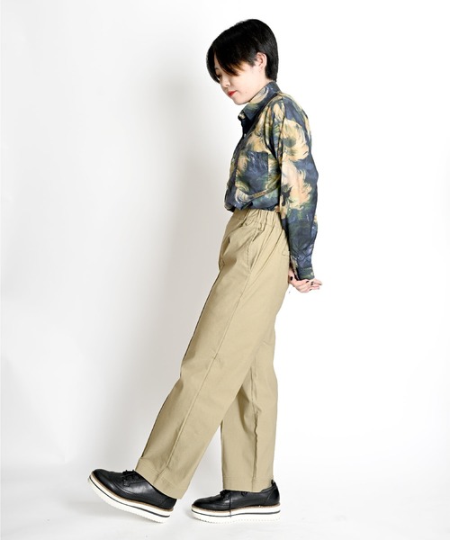 MARAI(マーライ)の「ストレッチ ストレートパンツ スラックス(その他パンツ・レディース・ブラック/グレー/ブラウン/グリーン・FREE)」の20枚目の写真
