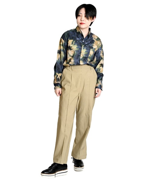 MARAI(マーライ)の「ストレッチ ストレートパンツ スラックス(その他パンツ・レディース・ブラック/グレー/ブラウン/グリーン・FREE)」の19枚目の写真