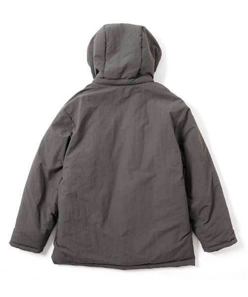 GLAZOS（グラソス）の「【大人向けサイズあり】【撥水】【保温】機能中綿サーモライト・ミドルコート（ブルゾン・キッズ・ベージュ/ブラック/チャコールグレー・LL/S/M/L）」の17枚目の写真