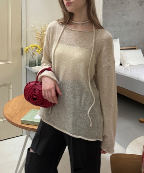 Birthday room（バースデイルーム）の「2wayローズモチーフハンド/ショルダーバッグ  /  2way rose motif hand and shoulder bag（ショルダーバッグ・レディース・アイボリー/ブラック/レッド・FREE）」の21枚目の写真