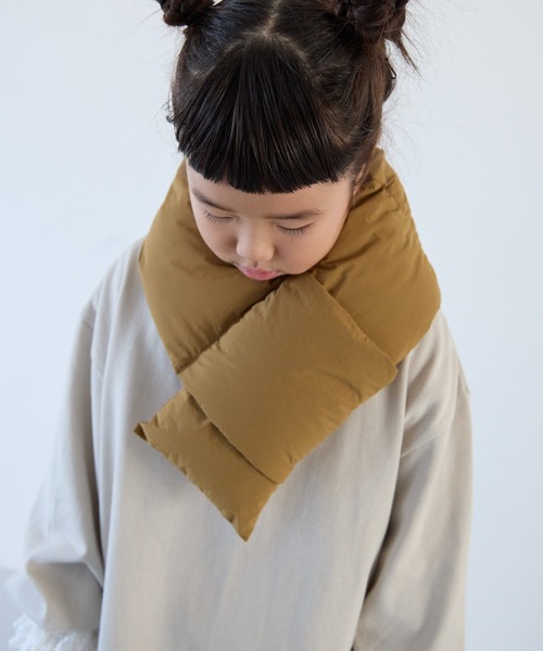 LOWRYS FARM(ローリーズファーム)の「エアサーマルマフラー 128088(マフラー・キッズ・ブラック/ブラウン・FREE)」の1枚目の写真