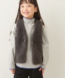 CIAOPANIC TYPY | 【KIDS】ボアクロップド丈ベスト(ベスト)