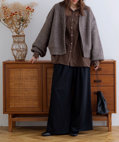 セール】【NOAHL】MIXニットカーディガン（カーディガン/ボレロ