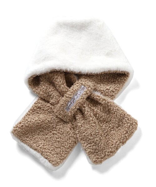 algy（アルジー）の「リバーシブルエコファーティペット（マフラー・キッズ・ブラック/ベージュ/ピンク・FREE）」の10枚目の写真