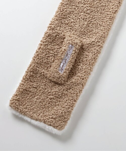 algy（アルジー）の「リバーシブルエコファーティペット（マフラー・キッズ・ブラック/ベージュ/ピンク・FREE）」の13枚目の写真