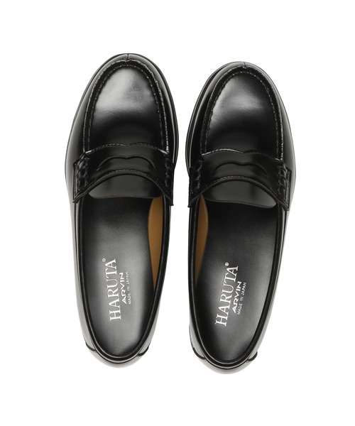 HARUTA（ハルタ）の「レディースHARUTA ハルタ ビーフロール ローファー 4514 BLACK（ローファー・レディース・ブラック・25.0cm/23.0cm/23.5cm/24.5cm/24.0cm/22.5cm/25.5cm/22.0cm/26.0cm）」の3枚目の写真