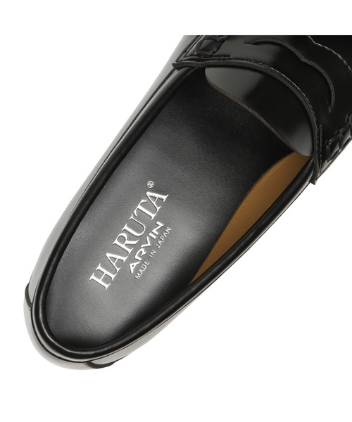 HARUTA（ハルタ）の「レディースHARUTA ハルタ ビーフロール ローファー 4514 BLACK（ローファー・レディース・ブラック・25.0cm/23.0cm/23.5cm/24.5cm/24.0cm/22.5cm/25.5cm/22.0cm/26.0cm）」の7枚目の写真