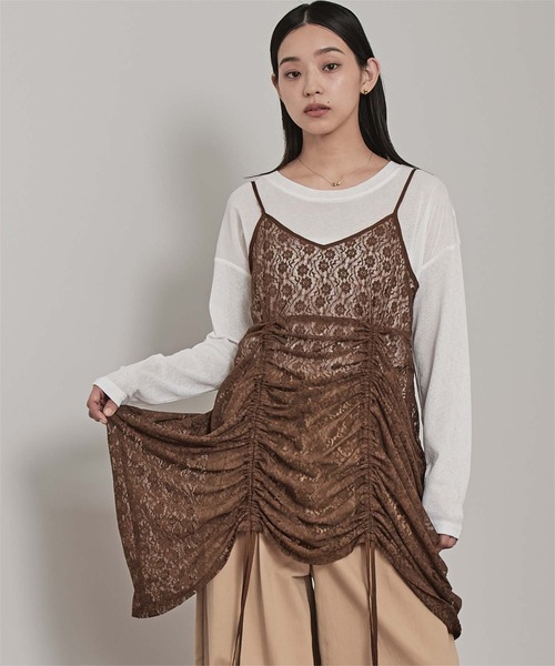 ラボット服　LOVOT　ハンドメイド　キャミワンピースレース39A2 ラボット服 LOVOT ハンドメイド キャミワンピースレース39A2