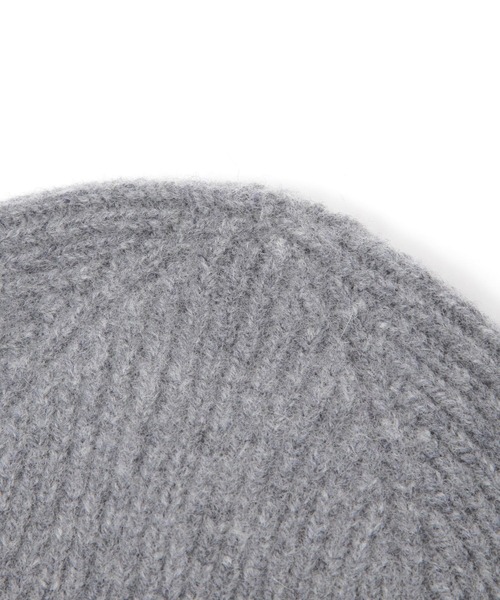 ROBERT MACKIE（ロバートマッキー）の「【MACKIE】ニットキャップ（ニットキャップ/ビーニー・レディース・オフホワイト/ライトグレー・FREE）」の6枚目の写真