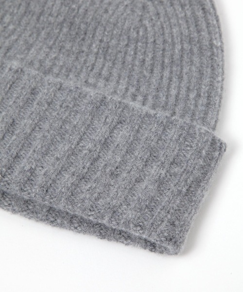 ROBERT MACKIE（ロバートマッキー）の「【MACKIE】ニットキャップ（ニットキャップ/ビーニー・レディース・オフホワイト/ライトグレー・FREE）」の7枚目の写真