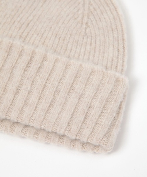 ROBERT MACKIE（ロバートマッキー）の「【MACKIE】ニットキャップ（ニットキャップ/ビーニー・レディース・オフホワイト/ライトグレー・FREE）」の8枚目の写真