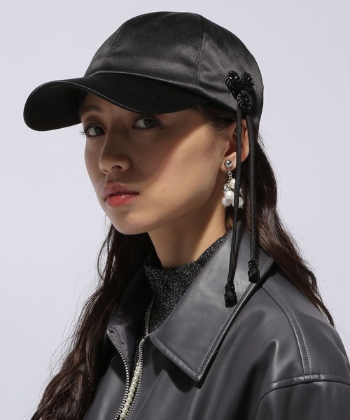 HARE(ハレ)の「チャイナモチーフキャップ(HARE)(キャップ・レディース・ブラック・FREE)」の2枚目の写真