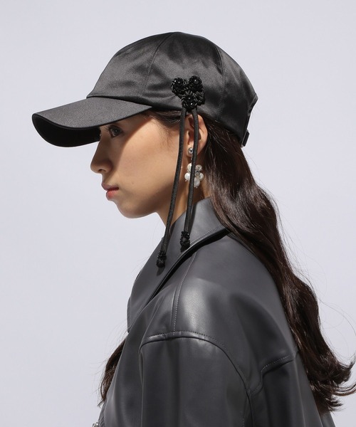 HARE(ハレ)の「チャイナモチーフキャップ(HARE)(キャップ・レディース・ブラック・FREE)」の3枚目の写真