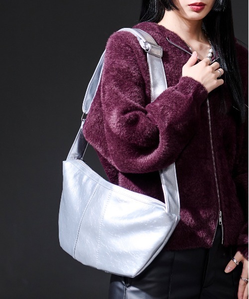 Ellno Loset（エルノロゼット）の「HMショルダーBAG（ショルダーバッグ・メンズ・ブラック/シルバー・FREE）」の6枚目の写真