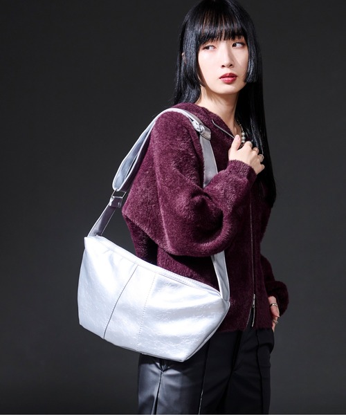 Ellno Loset（エルノロゼット）の「HMショルダーBAG（ショルダーバッグ・メンズ・ブラック/シルバー・FREE）」の7枚目の写真