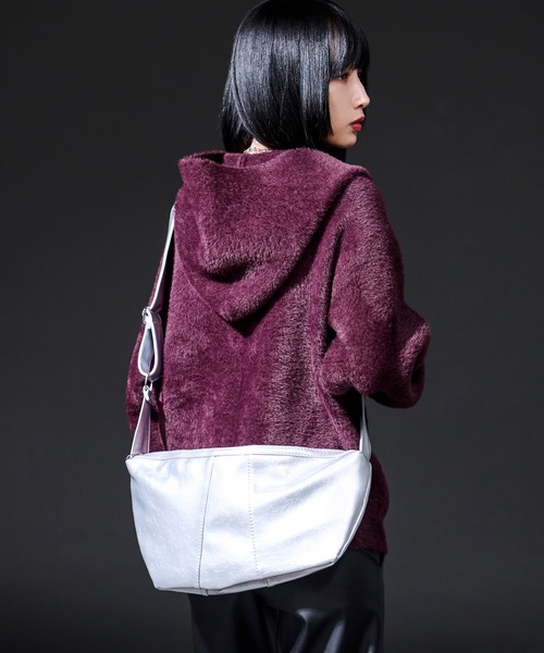 Ellno Loset（エルノロゼット）の「HMショルダーBAG（ショルダーバッグ・メンズ・ブラック/シルバー・FREE）」の9枚目の写真