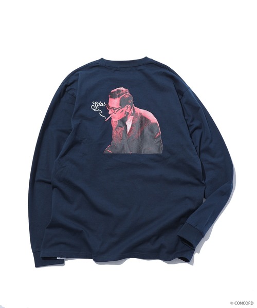SILAS（サイラス）の「BILL EVANS COPENHAGEN 1964 L/S TEE（Tシャツ/カットソー・メンズ・ネイビー/ブラック/ホワイト・M/L/XL）」の3枚目の写真