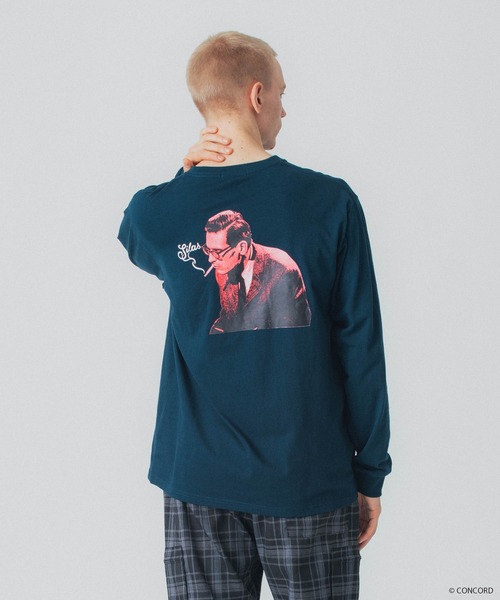 SILAS（サイラス）の「BILL EVANS COPENHAGEN 1964 L/S TEE（Tシャツ/カットソー・メンズ・ネイビー/ブラック/ホワイト・M/L/XL）」の20枚目の写真