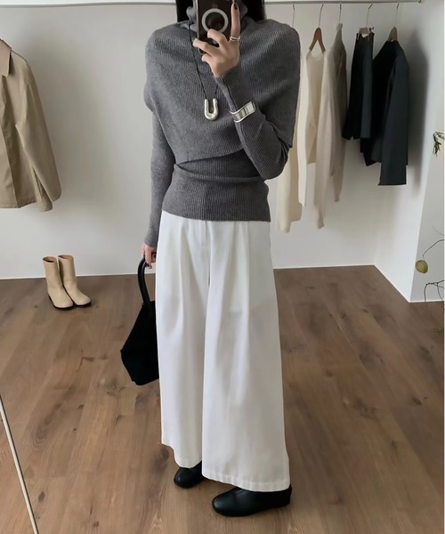 MAISON DE THERESE(メゾン ド テレーズ)の「ストールトップス2枚セットのセーター(ニット/セーター・レディース・C/D/E/F/A/B・FREE)」の22枚目の写真
