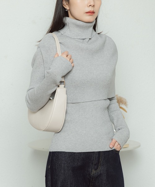 MAISON DE THERESE(メゾン ド テレーズ)の「ストールトップス2枚セットのセーター(ニット/セーター・レディース・C/D/E/F/A/B・FREE)」の19枚目の写真