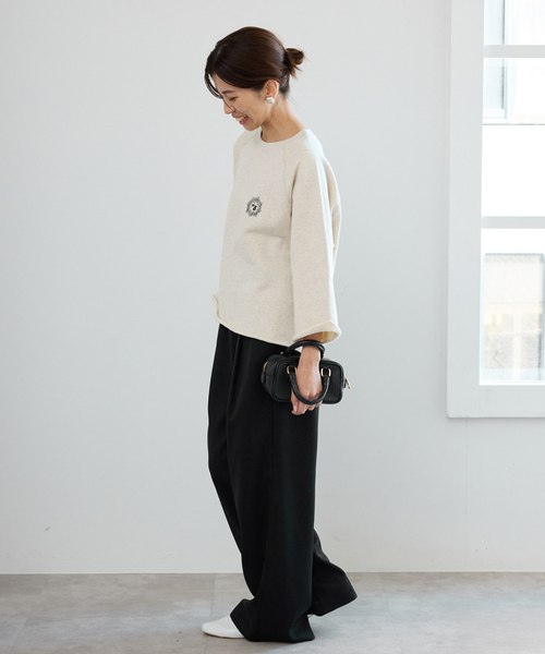 IENA（イエナ）の「Work of Art Kendai/ワークオブアートケンダイ スウェットトップス（スウェット・レディース・アイボリー・FREE）」の3枚目の写真