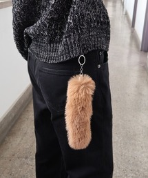 4INT.（フォイント）の「フェイクファー しっぽ キーホルダー（キーホルダー）」