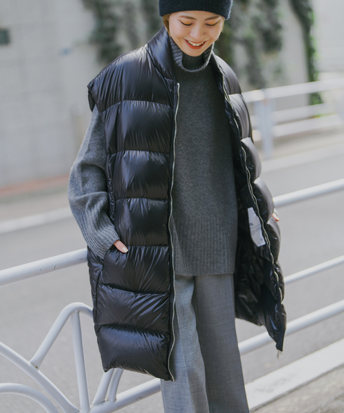 Spick & Span（スピックアンドスパン）の「Bacon / ベーコン W STORM FURY COCOON GILET BACPIGIL432（ダウンベスト・レディース・ブラック・SMALL）」の3枚目の写真