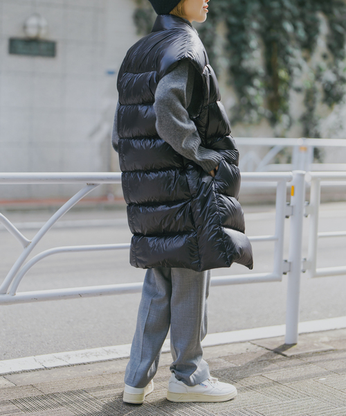 Spick & Span（スピックアンドスパン）の「Bacon / ベーコン W STORM FURY COCOON GILET BACPIGIL432（ダウンベスト・レディース・ブラック・SMALL）」の7枚目の写真