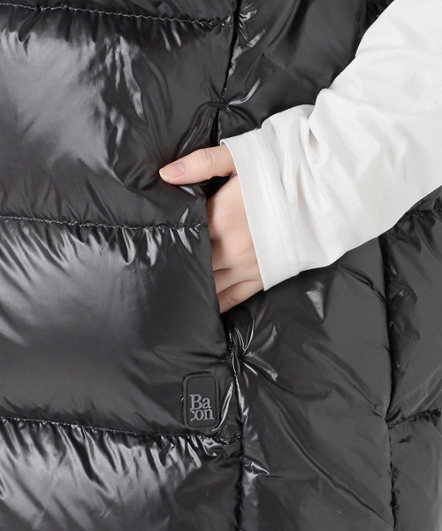 Spick & Span（スピックアンドスパン）の「Bacon / ベーコン W STORM FURY COCOON GILET BACPIGIL432（ダウンベスト・レディース・ブラック・SMALL）」の15枚目の写真